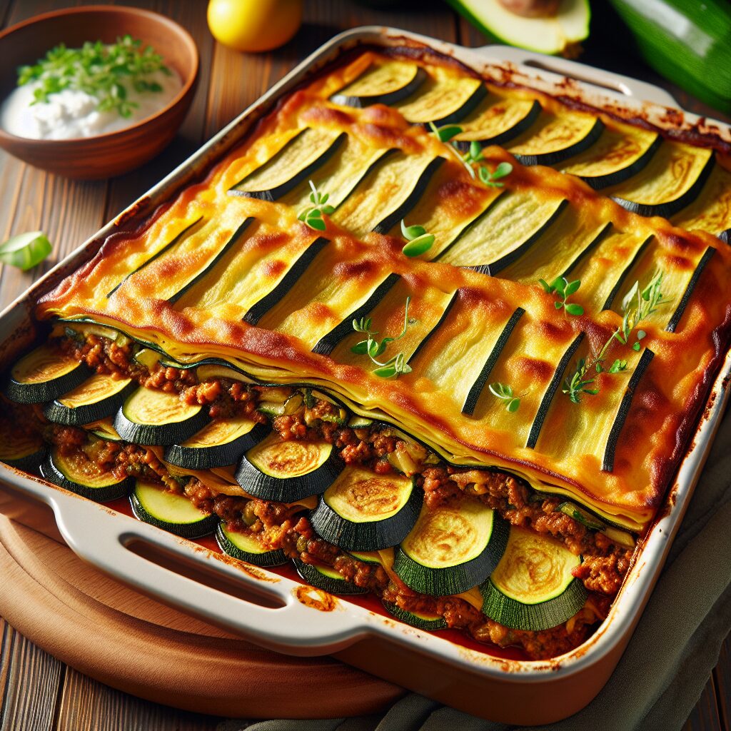 Moussaka med zucchini